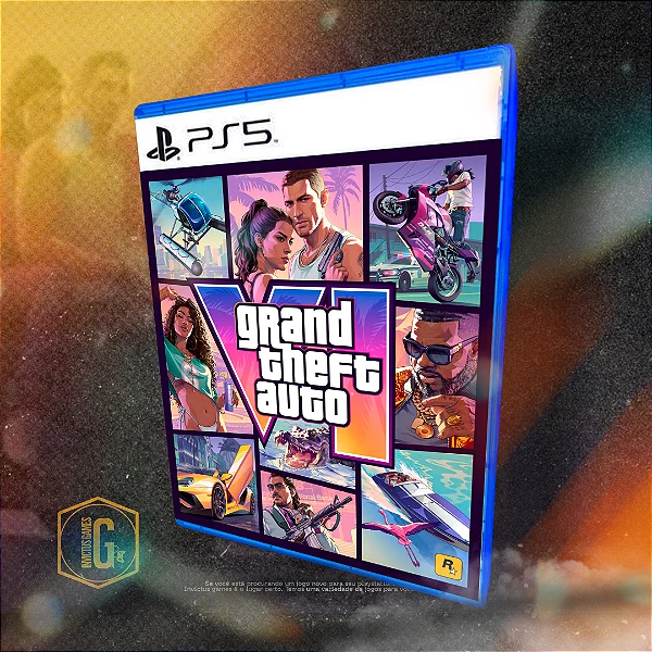 GTA 6 - GRAND THEFT AUTO VI PRÉ VENDA MIDIA DIGITAL PARA PS5
